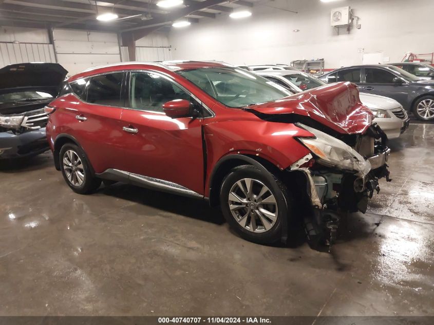 2017 NISSAN MURANO SL #3035085051