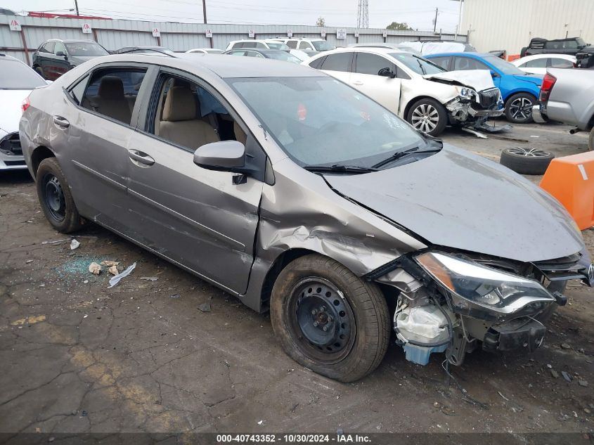 2014 TOYOTA COROLLA LE ECO #3035074482