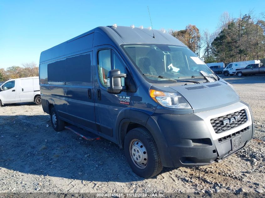 2021 RAM PROMASTER 3500 CARGO VAN HIGH ROOF 159 WB EXT #2992822339