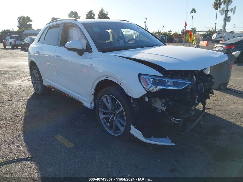 2023 AUDI Q3 PREMIUM 45 TFSI S LINE QUATTRO TIPTRONIC #2992832473