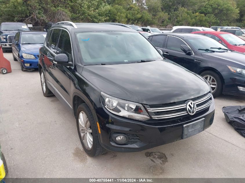 2013 VOLKSWAGEN TIGUAN SE #2992829574