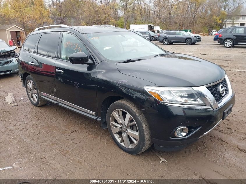 2016 NISSAN PATHFINDER PLATINUM #3035084537