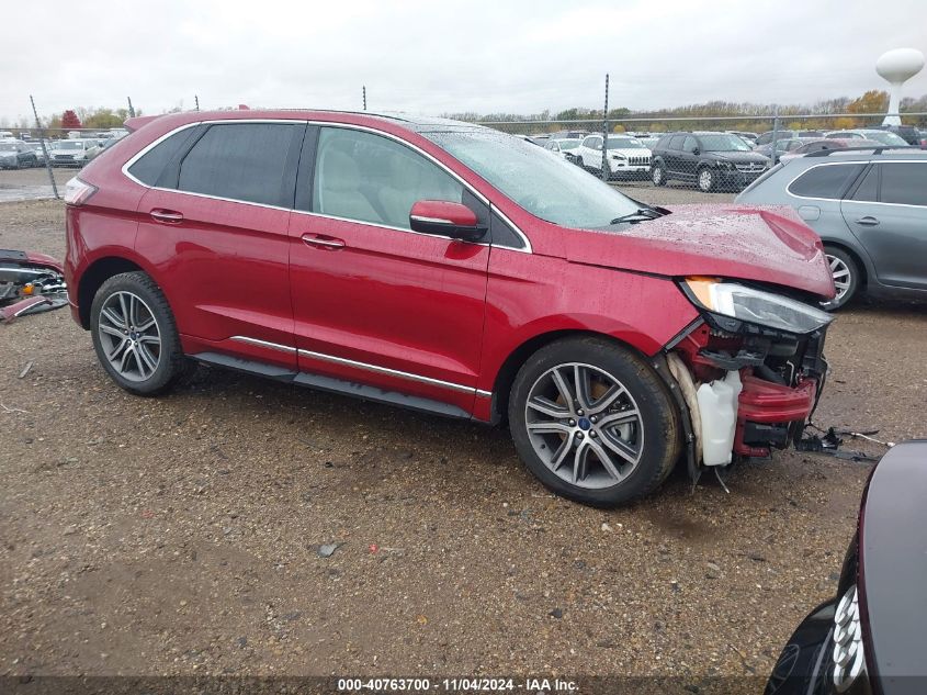 2019 FORD EDGE TITANIUM #3035084499