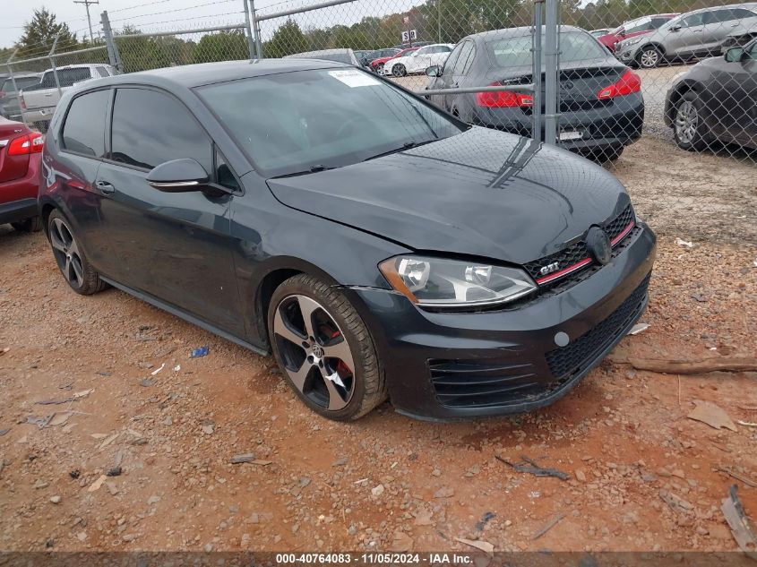 2016 VOLKSWAGEN GOLF GTI S 2-DOOR #3037526480