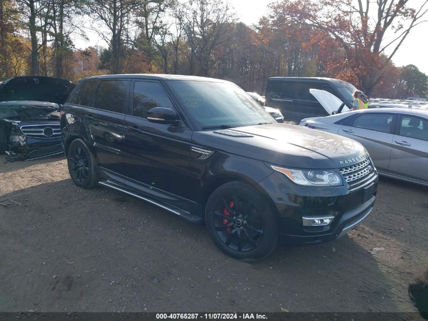 2015 LAND ROVER RANGE ROVER SPORT 5.0L V8 SUPERCHARGED #3037545919