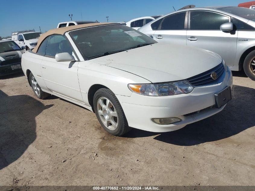 2002 TOYOTA CAMRY SOLARA SLE V6 #2992829237