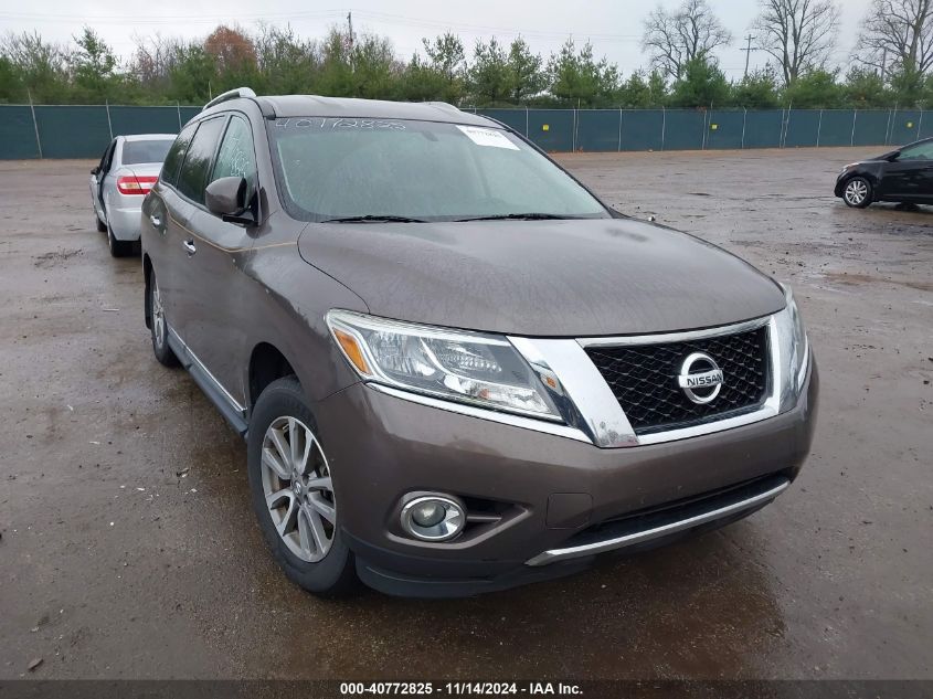 2015 NISSAN PATHFINDER SL #3072609076