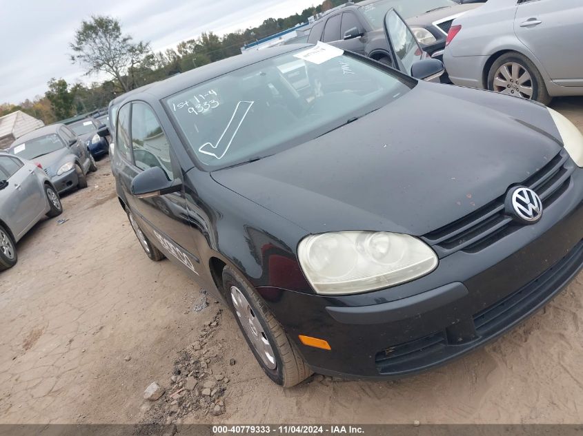 2007 VOLKSWAGEN RABBIT 2-DOOR #2995295204