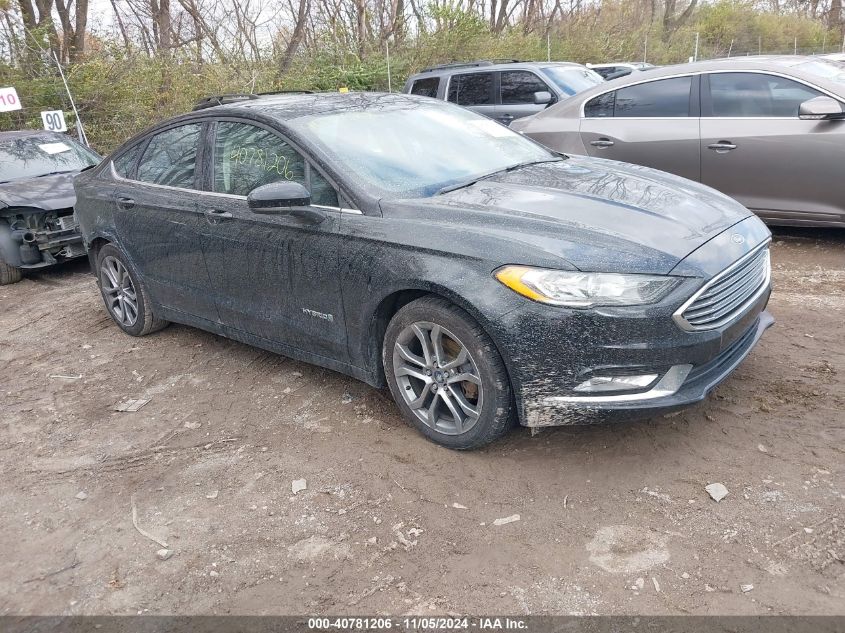 2017 FORD FUSION HYBRID SE #3037545619