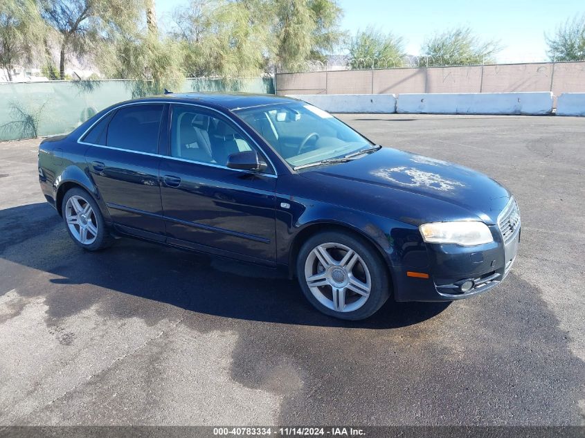 2007 AUDI A4 2.0T #3035707662