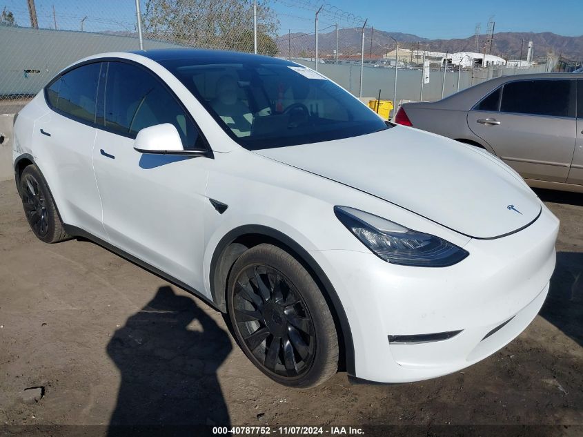 2021 TESLA MODEL Y LONG RANGE DUAL MOTOR ALL-WHEEL DRIVE #3035094915