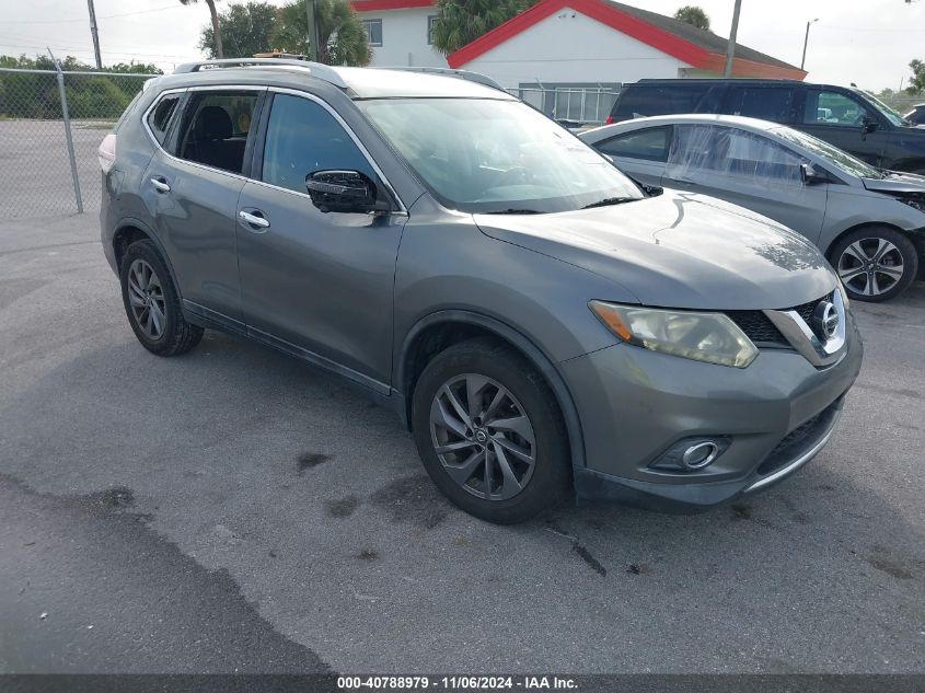 2016 NISSAN ROGUE SL #3035073067