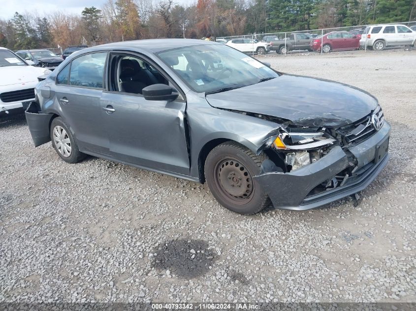 2015 VOLKSWAGEN JETTA 2.0L S #3042569731