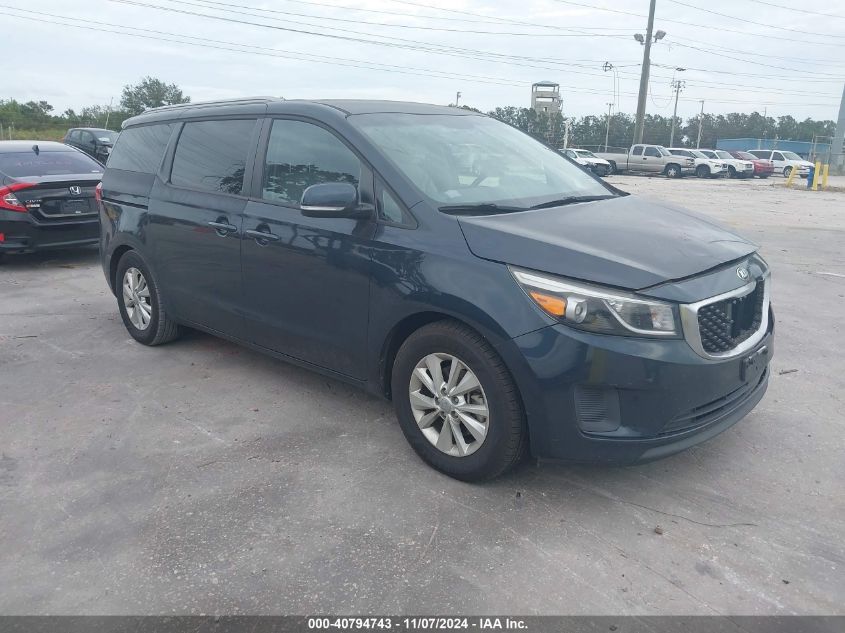 2016 KIA SEDONA LX #2992821462