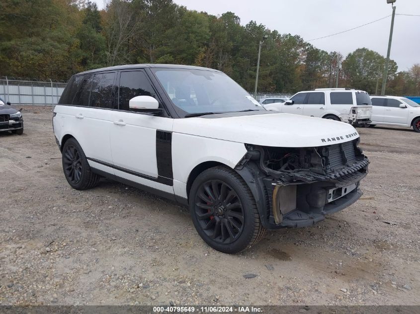 2016 LAND ROVER RANGE ROVER 5.0L V8 SUPERCHARGED #3035072850