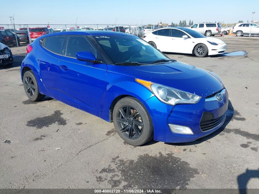 2013 HYUNDAI VELOSTER BASE W/BLACK #3035094793