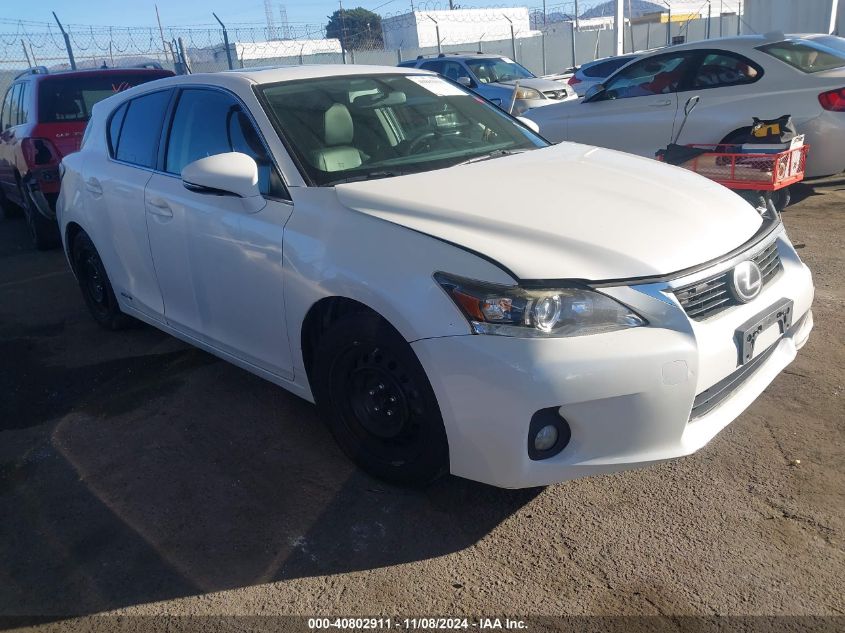 2013 LEXUS CT 200H #3050074781