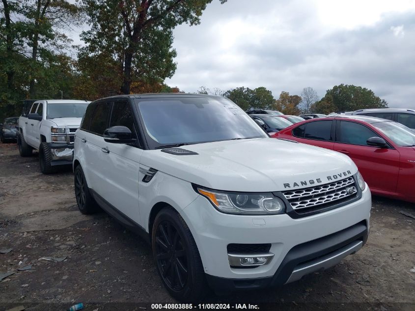 2016 LAND ROVER RANGE ROVER SPORT 3.0L V6 SUPERCHARGED HSE #3005345685