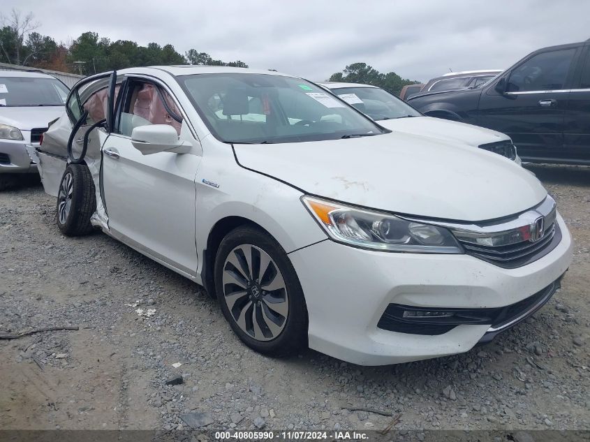 2017 HONDA ACCORD HYBRID EX-L #3052075762