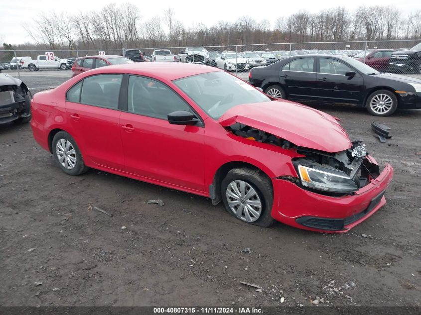 2012 VOLKSWAGEN JETTA 2.0L S #2997770951