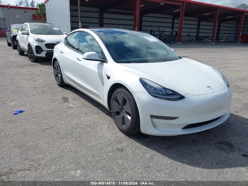 2021 TESLA MODEL 3 STANDARD RANGE PLUS REAR-WHEEL DRIVE #2992821429