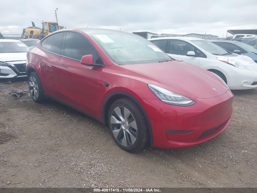 2021 TESLA MODEL Y LONG RANGE DUAL MOTOR ALL-WHEEL DRIVE #3053063488