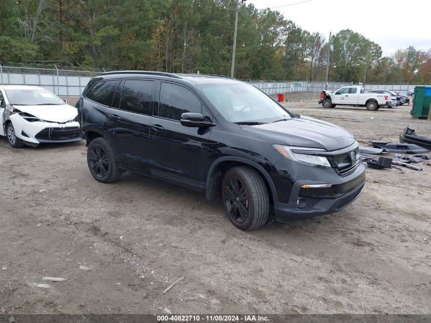 2022 HONDA PILOT AWD BLACK EDITION #3035072257