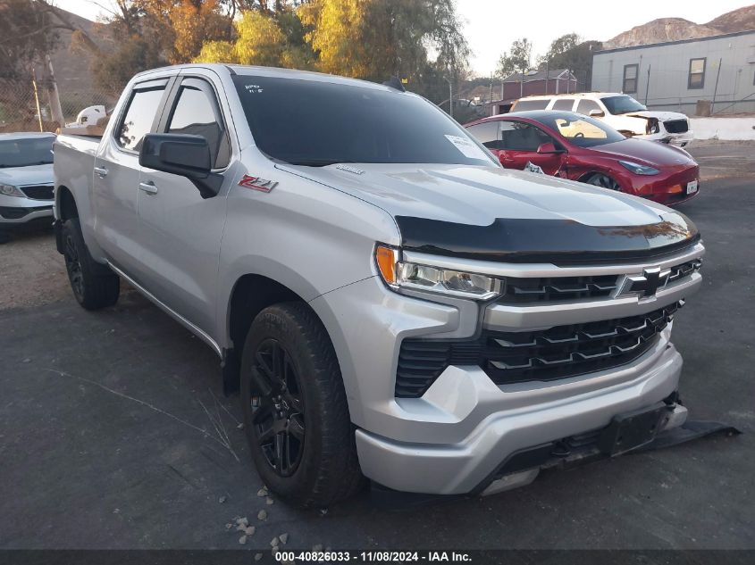 2022 CHEVROLET SILVERADO 1500 4WD  SHORT BED RST #3051092446