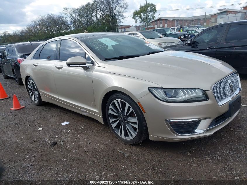 2017 LINCOLN MKZ RESERVE #3035083527