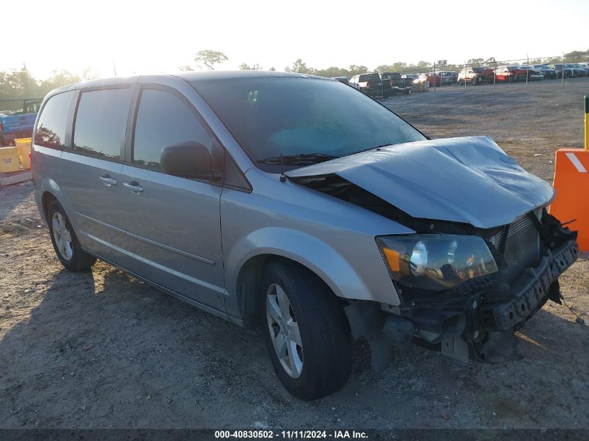 2013 DODGE GRAND CARAVAN SE #3035072790