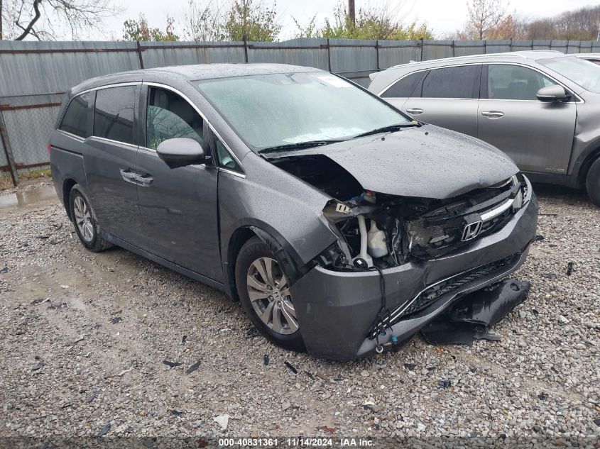 2017 HONDA ODYSSEY EX-L #3034472695