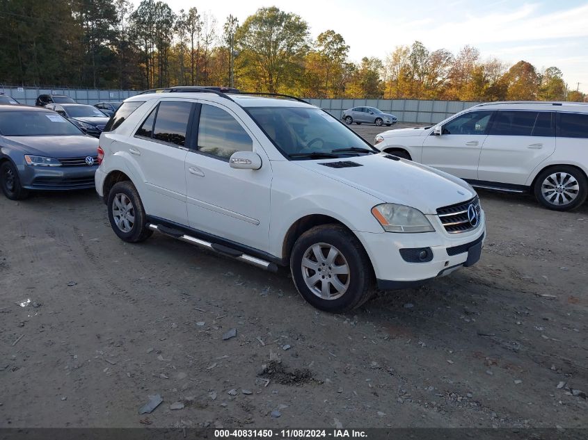 2007 MERCEDES-BENZ ML 350 4MATIC #3004094501