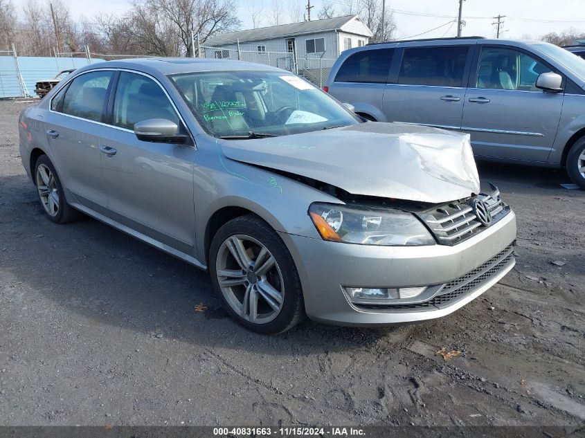 2013 VOLKSWAGEN PASSAT 2.0L TDI SE #3007846204