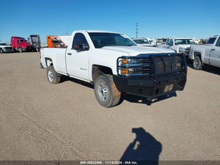 2018 CHEVROLET SILVERADO 2500HD WT #3037529468