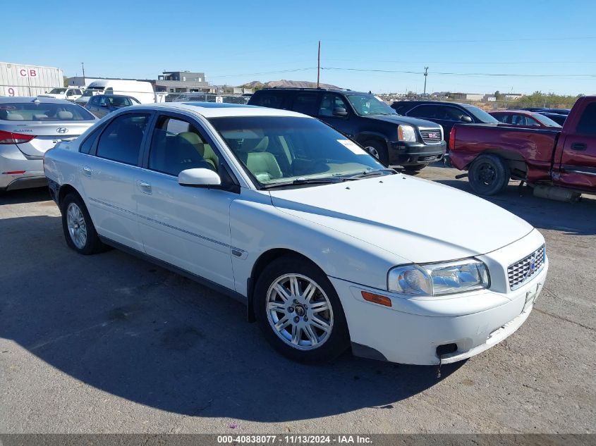 2004 VOLVO S80 2.5T #3035089298