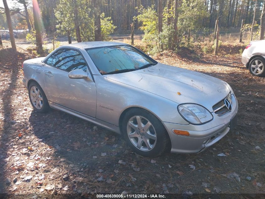 2001 MERCEDES-BENZ SLK 230 KOMPRESSOR #2995293741