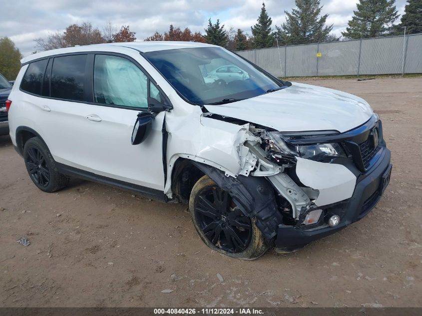 2021 HONDA PASSPORT AWD SPORT #3035083555