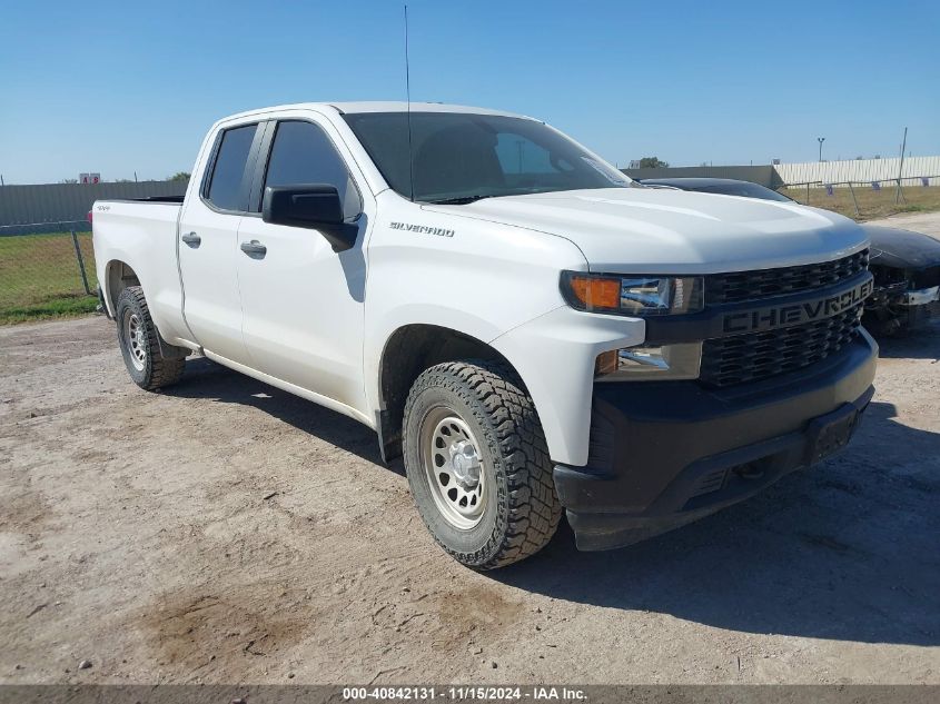 2021 CHEVROLET SILVERADO 1500 4WD  STANDARD BED WT #2989127377