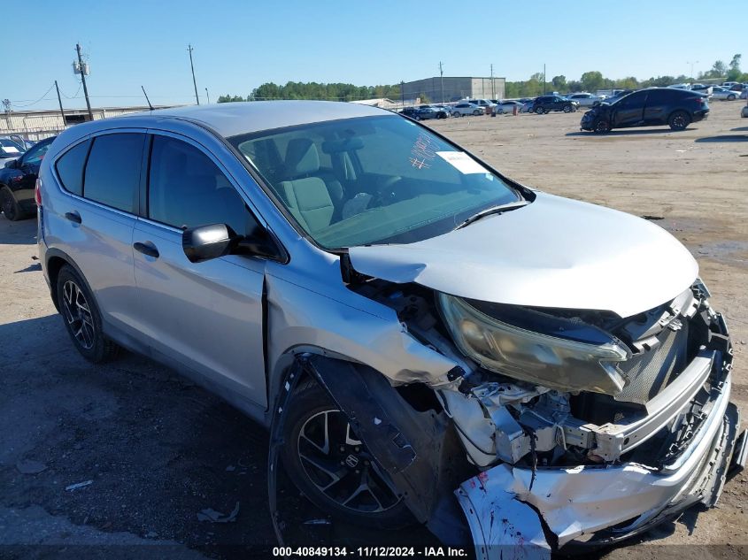 2016 HONDA CR-V SE #3035083189