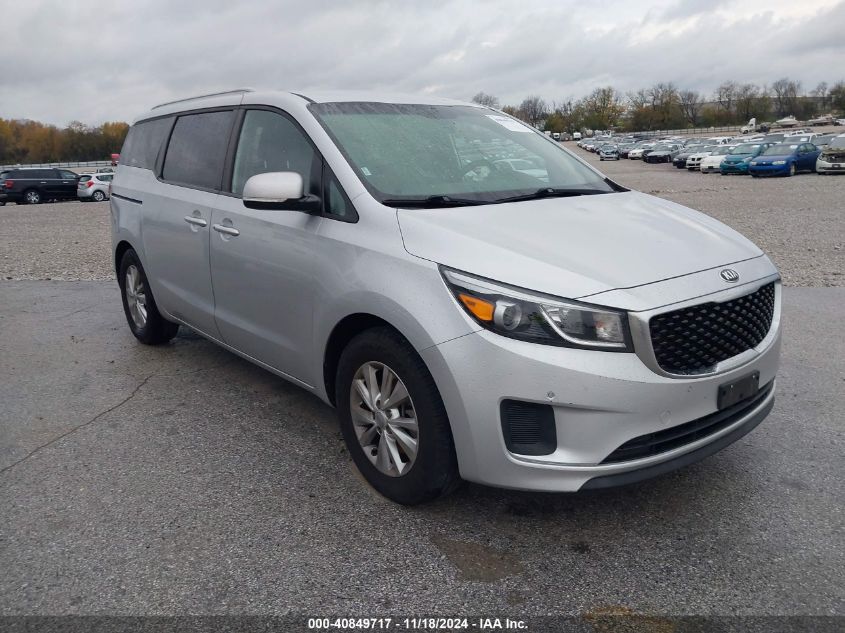 2017 KIA SEDONA LX #3042560047