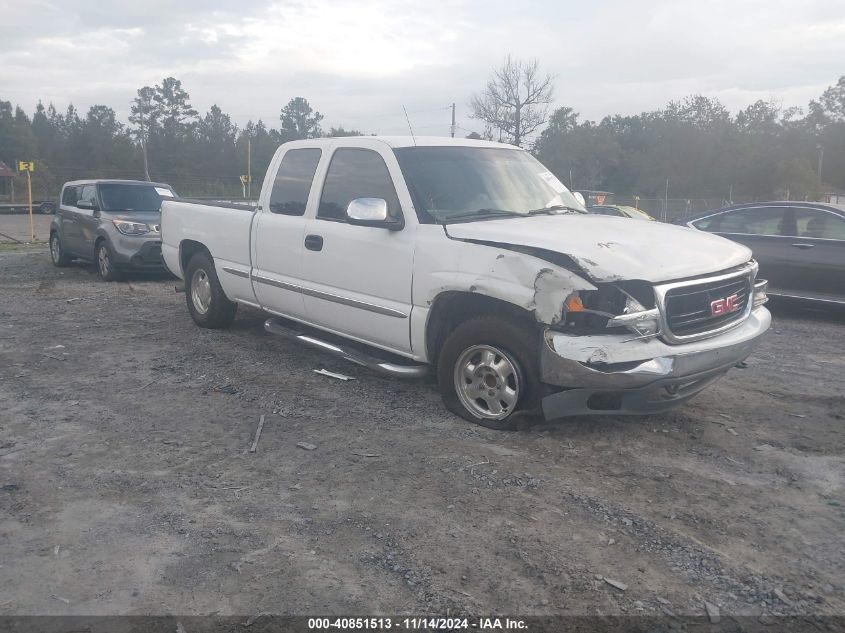 2002 GMC SIERRA 1500 SLE #3052075498