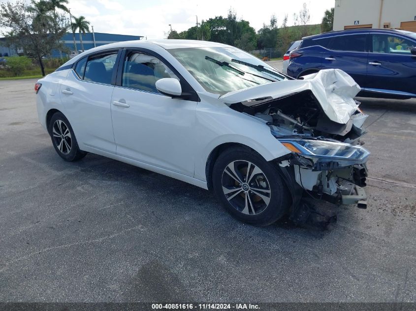 2021 NISSAN SENTRA SV XTRONIC CVT #2990346121