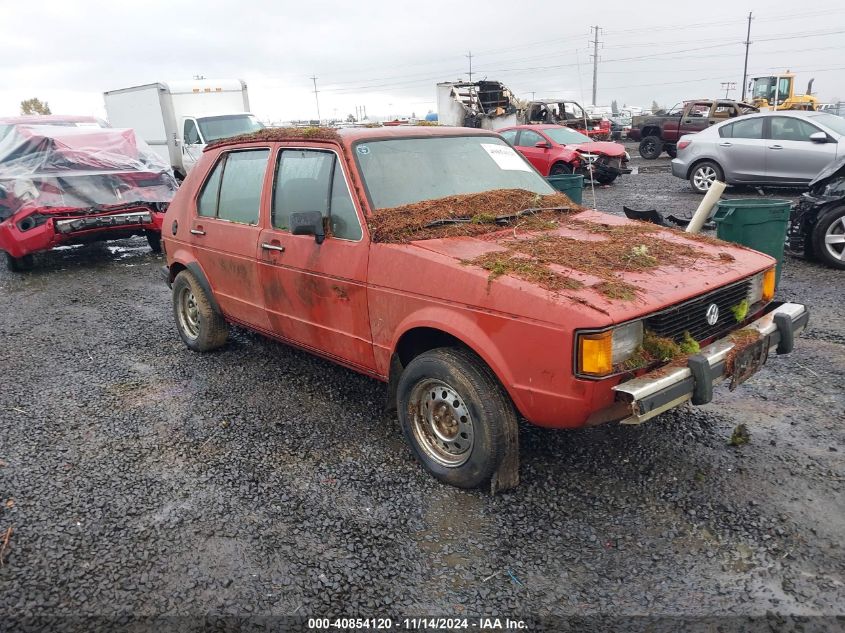 1981 VOLKSWAGEN RABBIT L CUSTOM #2992831952