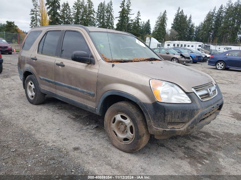 2004 HONDA CR-V LX #3035094511