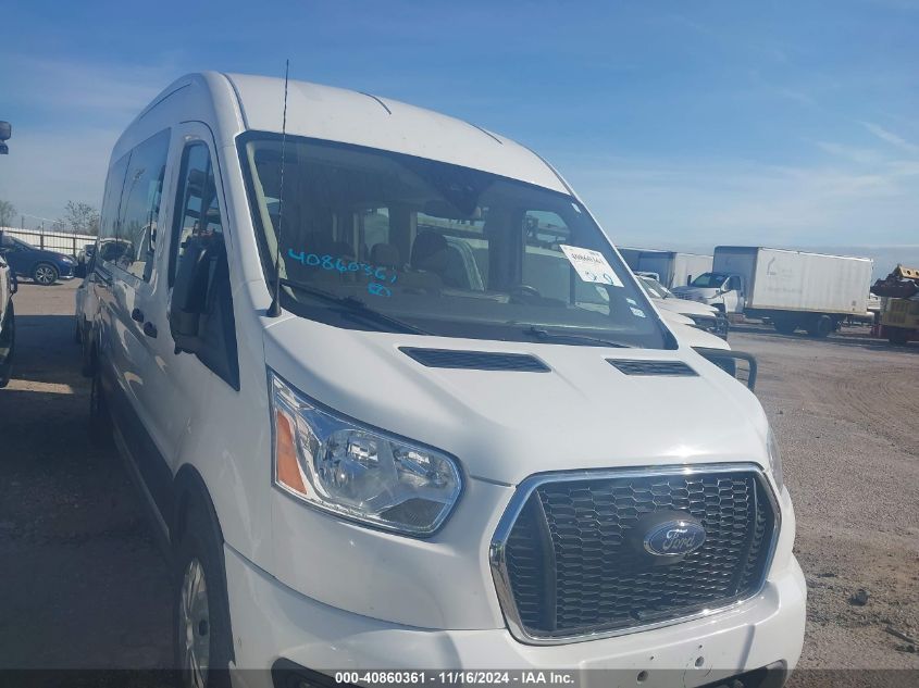 2021 FORD TRANSIT-350 PASSENGER VAN XLT #2995300873