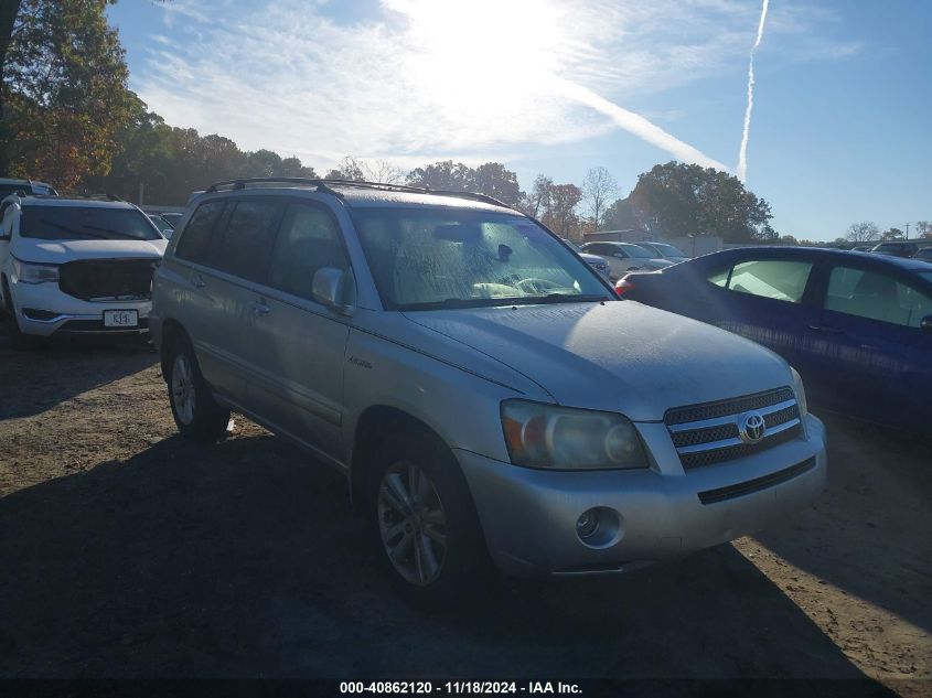 2006 TOYOTA HIGHLANDER HYBRID LIMITED V6 #3005344766