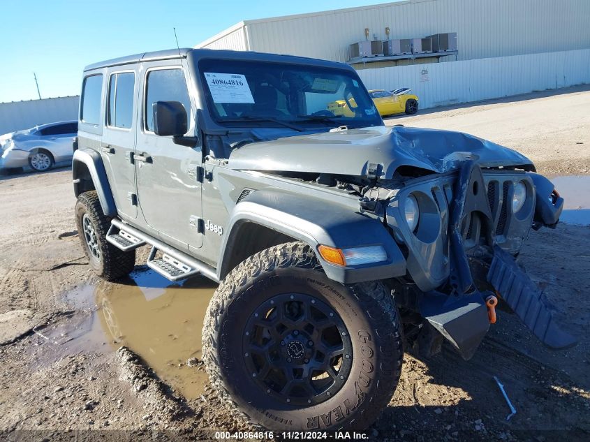 2018 JEEP WRANGLER UNLIMITED SPORT S 4X4 #3035083161