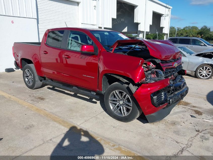 2021 CHEVROLET COLORADO 2WD  SHORT BOX WT #3035071427