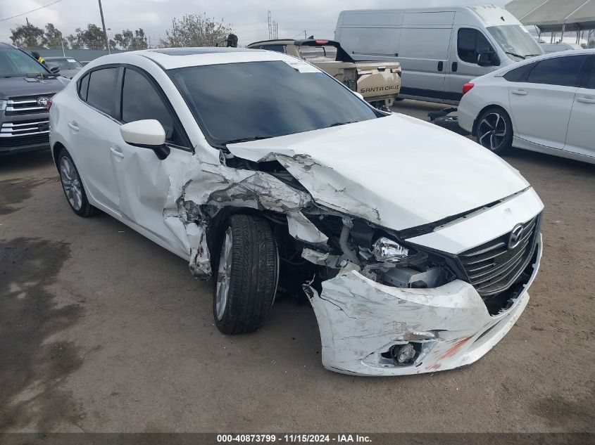 2016 MAZDA MAZDA3 S TOURING #3035094279