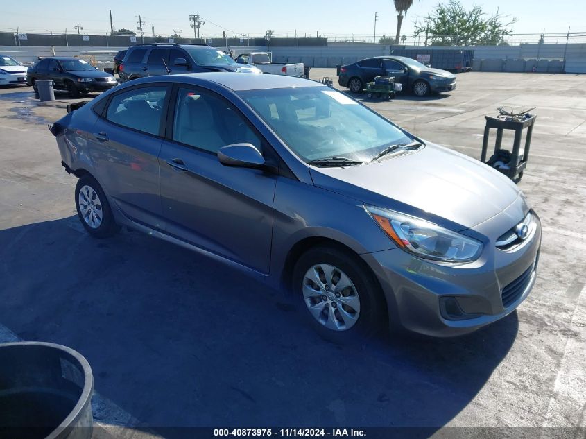 2016 HYUNDAI ACCENT SE #3035094284